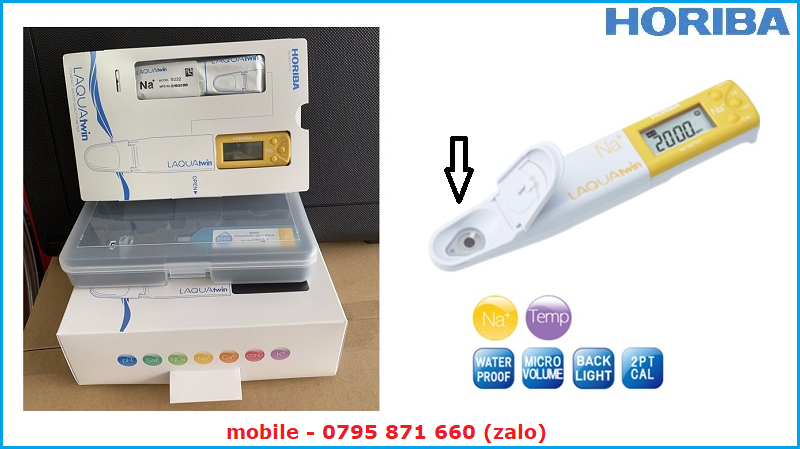 Cảm biến ion Na+ Na-11 đo mẫu 0.3 ml cho bút LAQUAtwin Điện cực bút đo ion Na+ HORIBA
