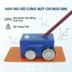 Cận cảnh máy đo độ cứng bút chì Biuged BGD 506 thiết kế vuông vắn, làm nổi bật tính năng thước thủy cân bằng và mức tải trọng 7.5N. Bên cạnh là biểu đồ minh họa hướng lực ép và góc 45 độ chuẩn xác của ngòi chì lên bề mặt sơn