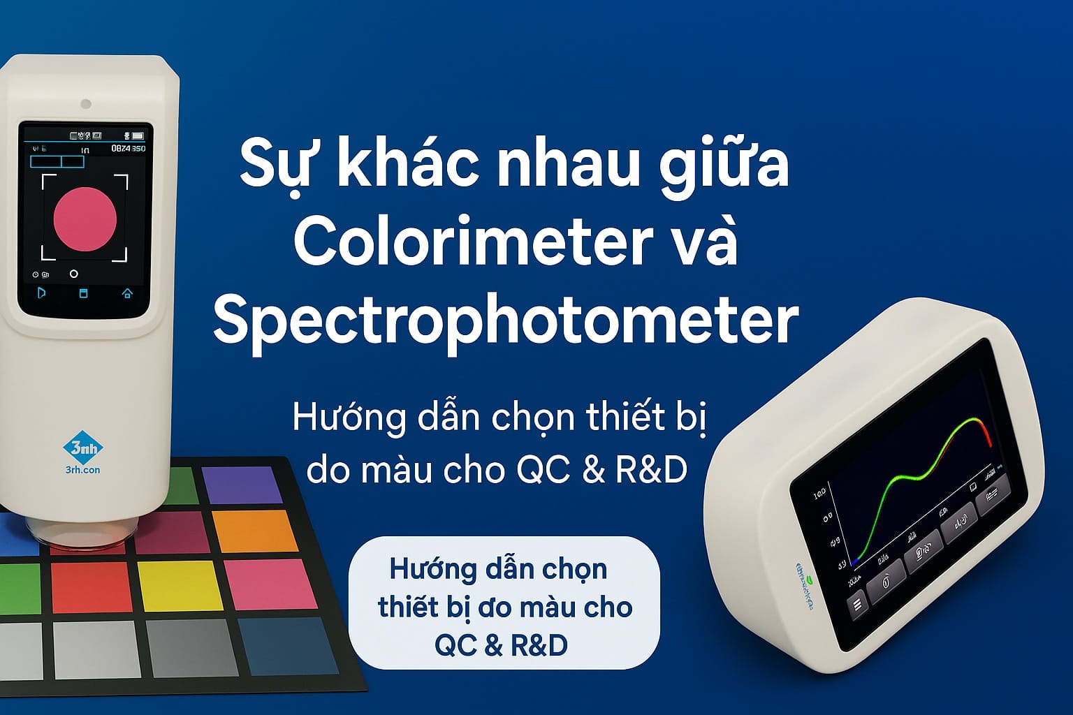 Hướng dẫn chọn thiết bị colorimeter và spectrophotometer