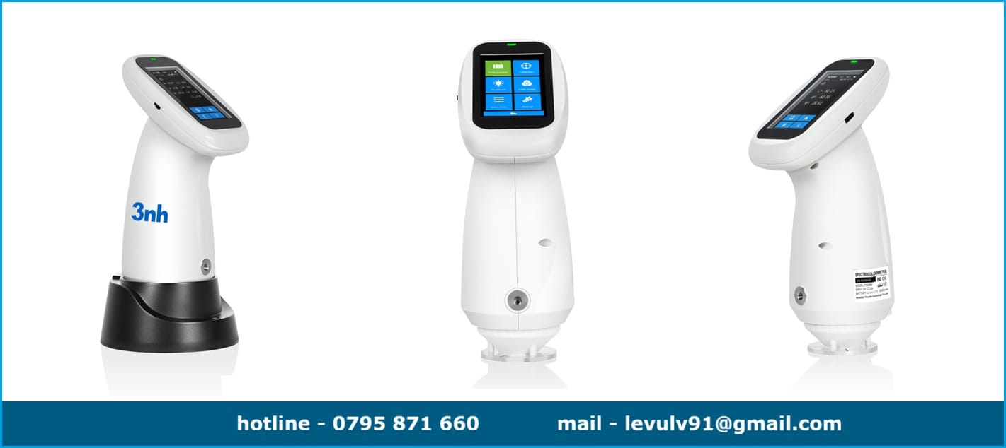 Máy so màu cầm tay PS2010 3NH – thiết bị đo màu quang phổ cho vải, nhựa, sơn, in ấn