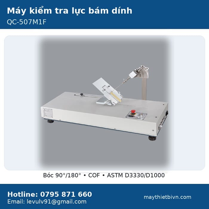Máy thử độ bám dính Cometech QC-507M1F, peel 90°/180°