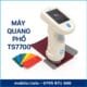 Máy quang phổ màu 3NH TS7700 đo màu trên mẫu vải và thẻ nhựa