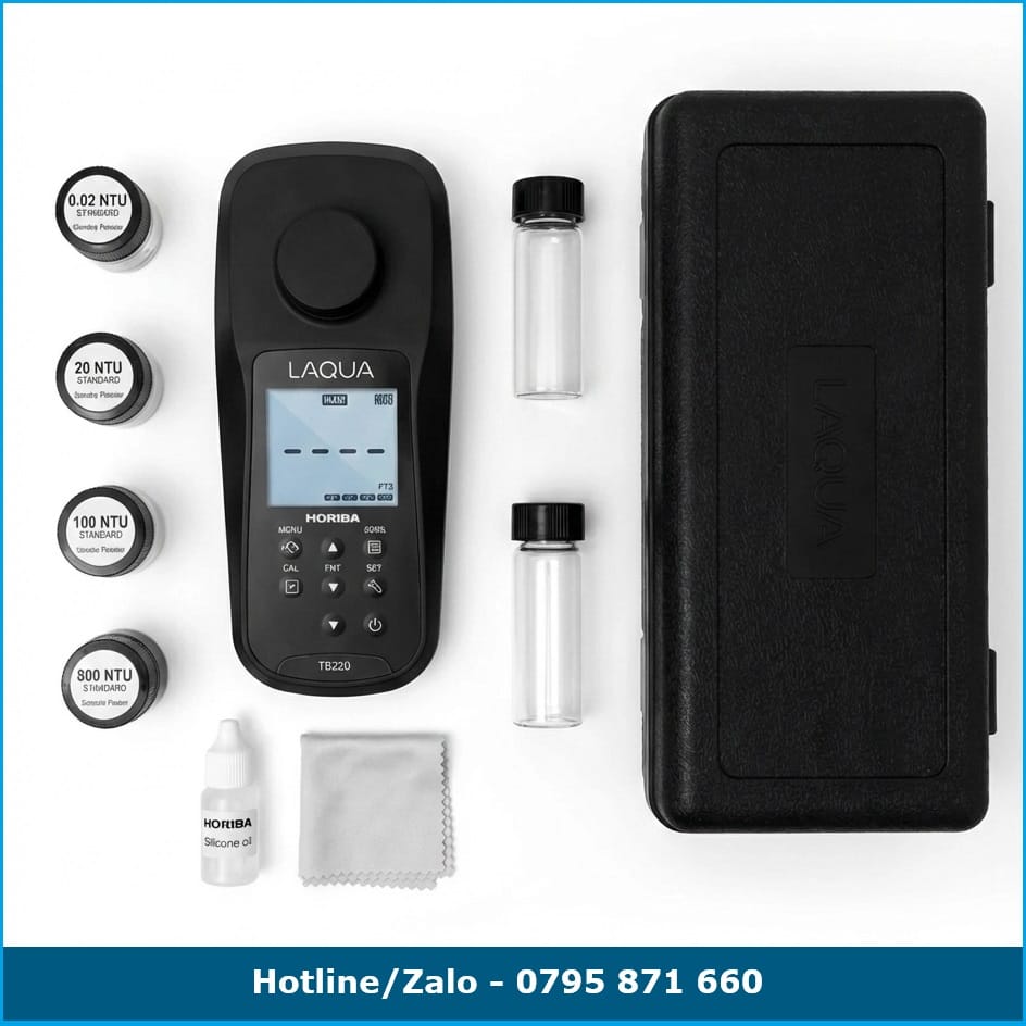 Trọn bộ vali máy đo độ đục Horiba TB220