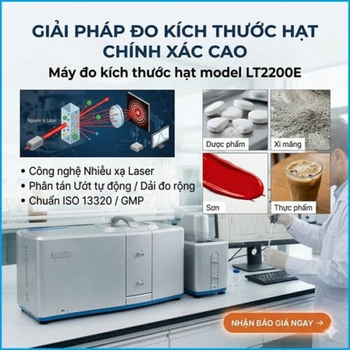 Máy đo kích thước hạt LINKOPTIK LT2200E trong phòng thí nghiệm chuyên nghiệp