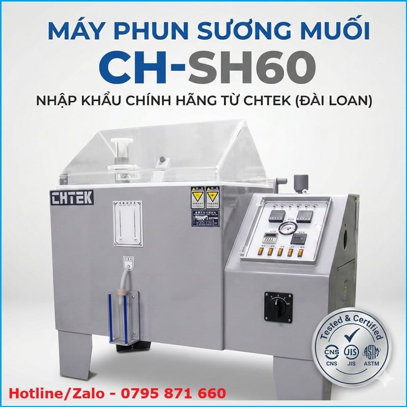 Máy phun sương muối CH-SH60 nhập khẩu chính hãng CHTEK Đài Loan