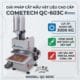 Ảnh bìa máy cắt mẫu vật liệu QC-603C Cometech chuyên dụng cắt nhựa cứng, vải và da thuộc